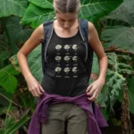 Daisies And Life Racerback Tank - Stylish Women's Tank Top by SmartPrintsInk Designs