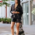 Luxury Black and Gold Shorts by Le Reussi: Elevate Your Summer Style