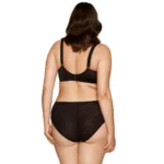Semi Sheer Bikini Panty Gorteks Pamela Black - Alluring Low Rise Lace Panty - Image 13