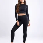 High-Waisted Classic Gym Leggings with Side Pockets - Ultimate Comfort & Style | JupiterGear