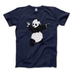 Banksy Pandamonium Armed Panda Artwork T-Shirt | Unique Streetwear