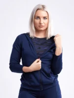 Athletic Fitted Zip-Up Hoodie Jacket with Pockets - Ultimate Comfort and Style - Image 2