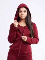 Athletic Fitted Zip-Up Hoodie Jacket with Pockets - Ultimate Comfort and Style - Image 9