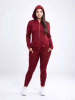 Athletic Fitted Zip-Up Hoodie Jacket with Pockets - Ultimate Comfort and Style - Image 10