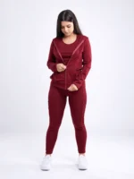 Athletic Fitted Zip-Up Hoodie Jacket with Pockets - Ultimate Comfort and Style - Image 11