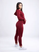 Athletic Fitted Zip-Up Hoodie Jacket with Pockets - Ultimate Comfort and Style - Image 12