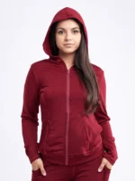 Athletic Fitted Zip-Up Hoodie Jacket with Pockets - Ultimate Comfort and Style - Image 14