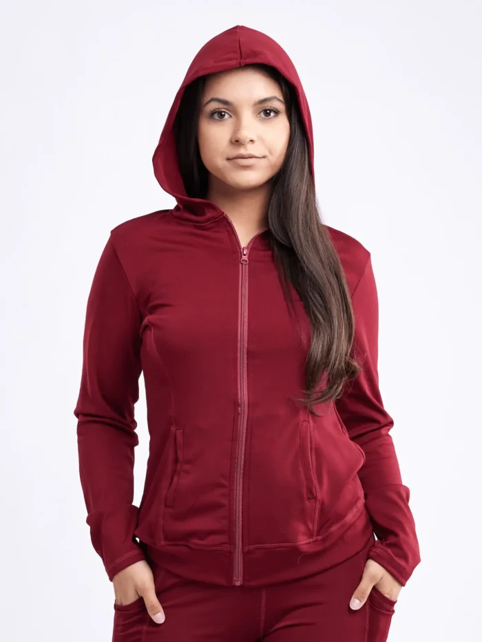 Athletic Fitted Zip-Up Hoodie Jacket with Pockets - Ultimate Comfort and Style - Image 14