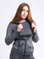 Athletic Fitted Zip-Up Hoodie Jacket with Pockets - Ultimate Comfort and Style - Image 15