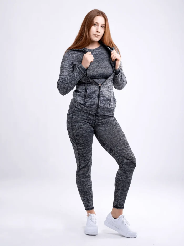 Athletic Fitted Zip-Up Hoodie Jacket with Pockets - Ultimate Comfort and Style - Image 16