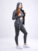 Athletic Fitted Zip-Up Hoodie Jacket with Pockets - Ultimate Comfort and Style - Image 18