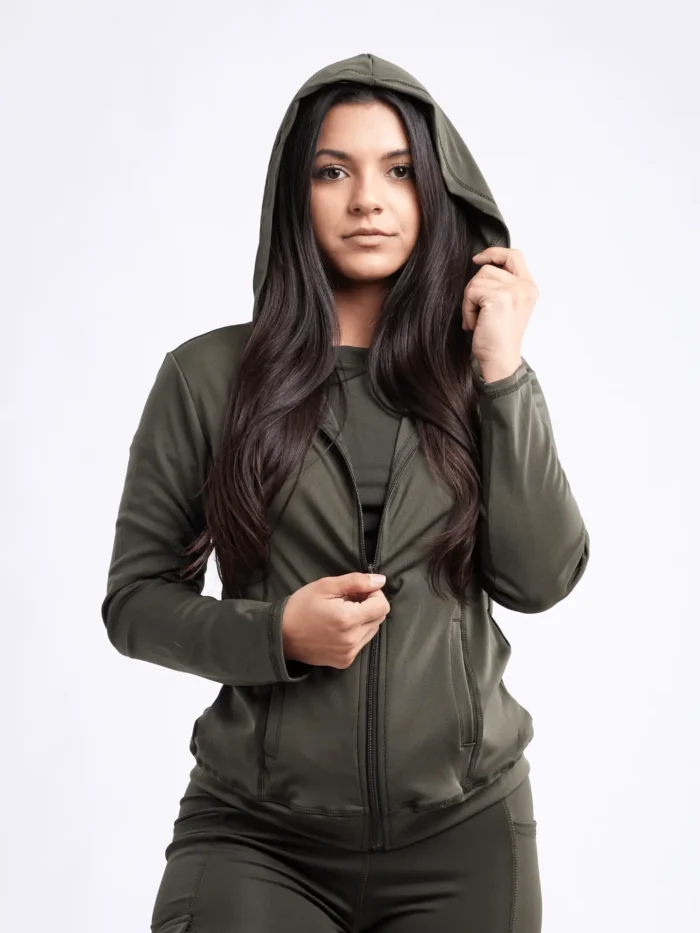 Athletic Fitted Zip-Up Hoodie Jacket with Pockets - Ultimate Comfort and Style - Image 27