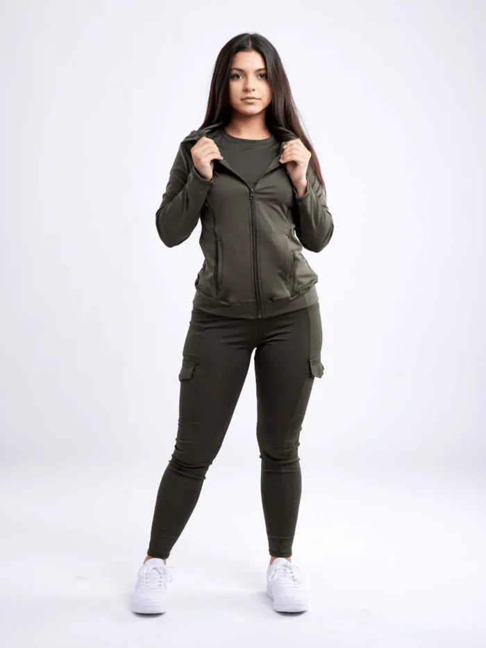 Athletic Fitted Zip-Up Hoodie Jacket with Pockets - Ultimate Comfort and Style - Image 26