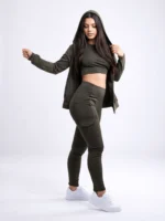 Athletic Fitted Zip-Up Hoodie Jacket with Pockets - Ultimate Comfort and Style - Image 29