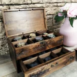 Watch Box With Drawer - Solid Wood Personalized Box for 12 Watches by Voldor | Premium Watch Storage