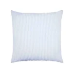 Luxury Soft Ribbed White Cushion Cover 45x45 cm - Double-Sided Print & Invisible Zipper