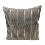 Cushion Cover Crumble Velvet - Grey | Luxe & Durable Polyester Material