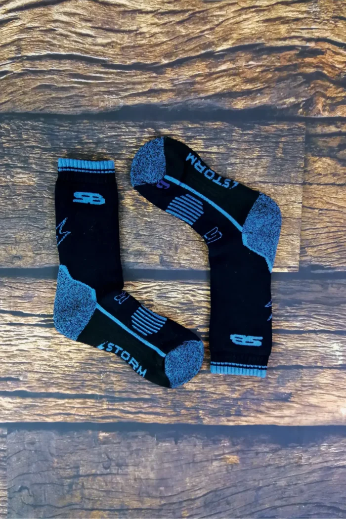 2 Pairs of Ladies Durable Cotton Hiking Socks with Arch Support & Reinforced Cushioned Heel for Outdoor Adventures - Image 7