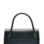 Anna Luchini Crossbody Bag - Genuine Cow Leather, Nero Black, SS23 Collection