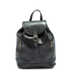 Anna Luchini Leather Backpack SS23 AL 3053 NERO - Stylish, Practical & Durable