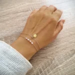 Gold Seashell and Pearl Bracelet - Elegant Ocean-Inspired Jewelry | 22K Gold Plated