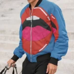 Red Lips Beauty Bomber Jacket - Stylish, Vibrant, and Comfortable Outerwear