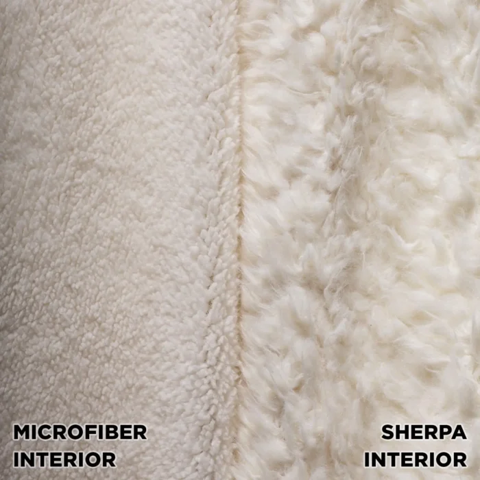 Abstract Leaf Pattern Hooded Blanket - Ultra Soft & Cozy | Perfect for Lounging & Snuggling - Image 9