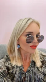 American Flag Round Shaped Sunglasses - Stylish Patriotic Eyewear - Image 4