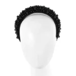 Elegant Black Pearl Fascinator Headband by Cupids Millinery - Ideal for Racing Events & Special Occasions