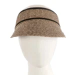 Max Alexander Adjustable Visor - Black & Beige | Perfect Summer Sun Protection