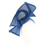 Bespoke Royal Blue Jinsin Racing Fascinator by Fillies Collection - Eco-Friendly & Handcrafted in Melbourne