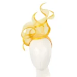 Elegant Yellow Racing Fascinator by Fillies Collection - Perfect for Spring Racing Events