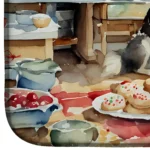 Alaskan Malamute Christmas Cookies Dish Drying Mat - Festive and Functional Kitchen Accessory - Image 4