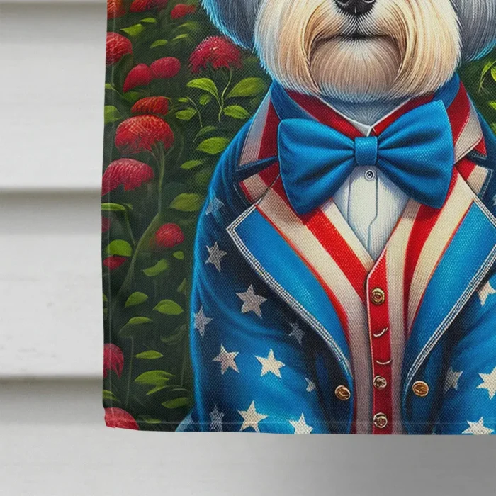 All American Dandie Dinmont Terrier House Flag - Double-Sided, Heavy Duty Polyester, 28 x 40 in | Durable & Vibrant - Image 4
