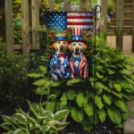 All American Labrador Retriever Garden Flag - Durable, Weather-Resistant, Double-Sided Print Perfect for Outdoor Decor - Image 2
