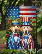 All American Labrador Retriever Garden Flag - Durable, Weather-Resistant, Double-Sided Print Perfect for Outdoor Decor - Image 3