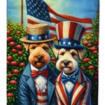 All American Lakeland Terrier Garden Flag - Premium Quality, Weatherproof, Made in USA - Perfect for Dog Lovers