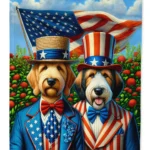All American Otterhound House Flag - Vibrant, Durable, Weather-Resistant Decor