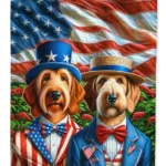 All American Otterhound Decorative Garden Flag - Weatherproof & Double-Sided | Made in USA