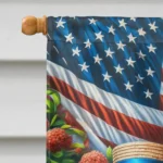 All American Welsh Springer Spaniel House Flag - Durable Dual-Sided Polyester, 28x40 Inches - Image 3
