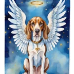 American English Coonhound Christmas House Flag - Vibrant, Dual-Sided, 28x40 inches