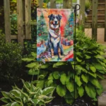 Australian Shepherd Christmas Garden Flag - Festive Outdoor Decor - Durable & Weatherproof - Image 2