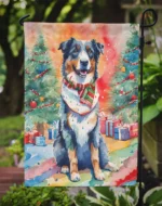 Australian Shepherd Christmas Garden Flag - Festive Outdoor Decor - Durable & Weatherproof - Image 3