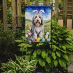 Bearded Collie Easter Egg Hunt Garden Flag - Celebrate Easter in Style - Image 2