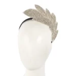 Stunning Bespoke Sparkling Silver Fascinator | Limited Edition | Made in Australia by Cupids Millinery