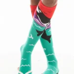 1 Pair V-Toe Flip-Flop Tabi Socks - Fun Orca Style | Premium Comfort & Unique Design