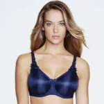Seamless Minimizer Bra Dominique Mystique Blue - Plus Size Full Figure Everyday Bra