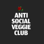 Anti Social Veggie Club - Organic Tote Bag | Sustainable & Stylish Fashion