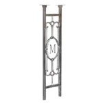 Elegant Monogram Mailbox Post with Personalized Initial - Enhance Curb Appeal Today!