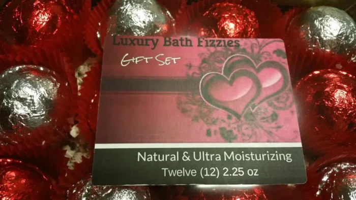 Romance Gift Set with 12 Luxury Bath Bomb Fizzies - Foil Wrapped 2.25 oz Each | Perfect Gifts for Her - Image 3